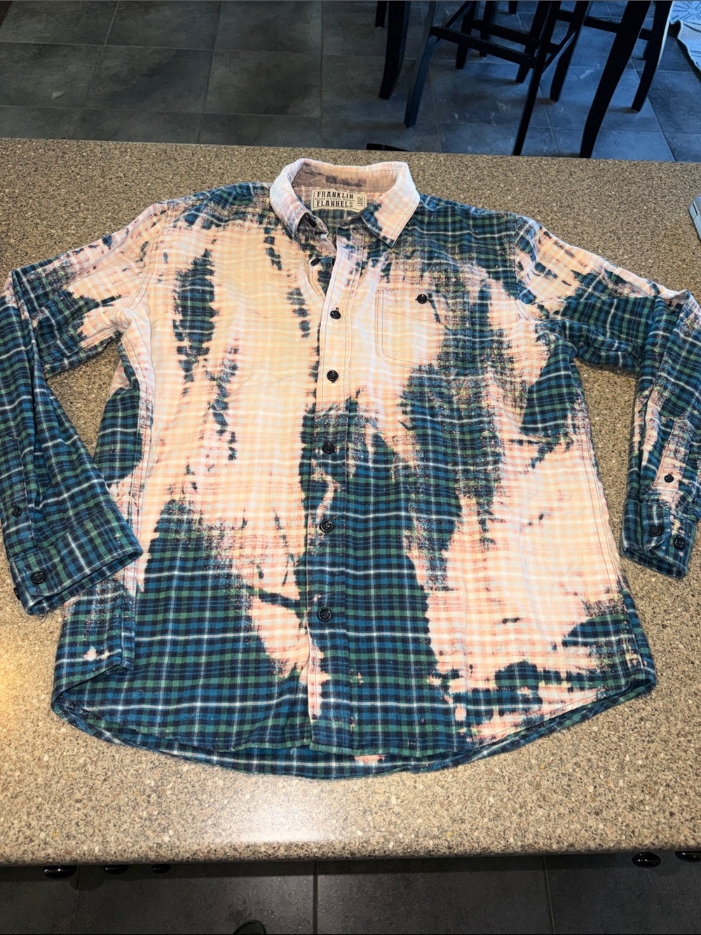 Franklin Flannels Upcycled shirt